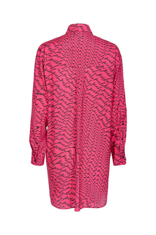 Camisa larga - Pinko - Fucsia