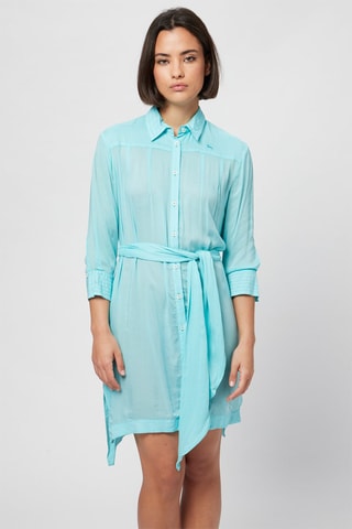 Vestido camisero - Harmont & Blaine - Turquesa