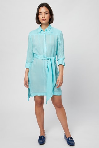 Vestido camisero - Harmont & Blaine - Turquesa