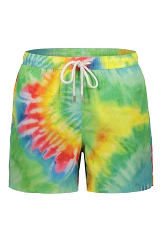 Bañador corto tie-dye - Verde