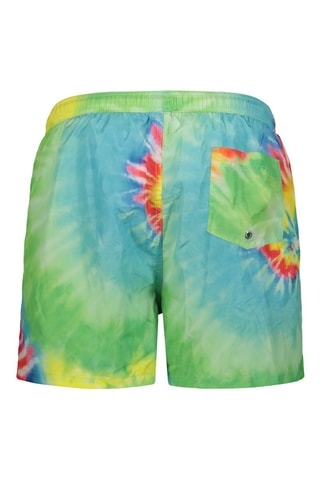 Bañador corto tie-dye - Verde