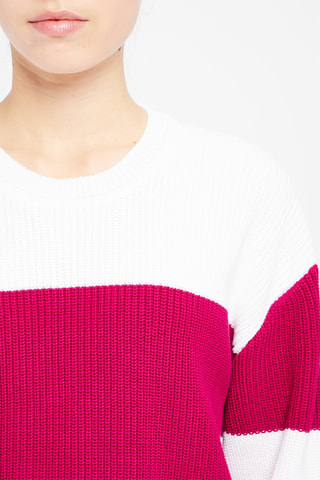 Jersey - Emporio Armani - Beige y fucsia