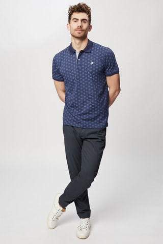 Polo - Harmont & Blaine Jeans - Blanco y azul