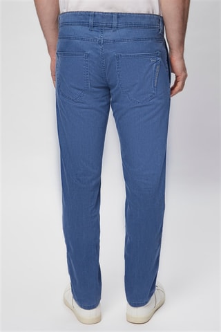 Pantalón recto - Harmont & Blaine - Azul y gris