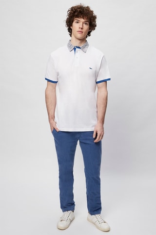 Pantalón recto - Harmont & Blaine - Azul y gris