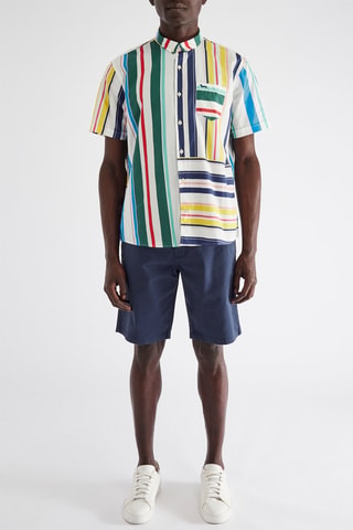 Camisa - Harmont & Blaine - Blanco y verde