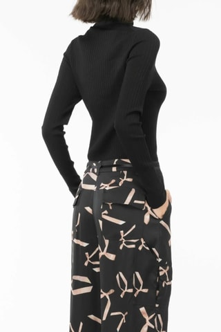 Jersey de seda - Negro