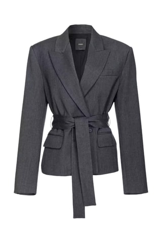 Chaqueta de lana - Gris oscuro