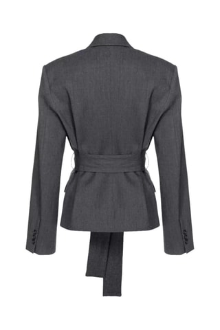 Chaqueta de lana - Gris oscuro