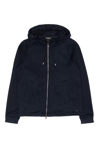 Chaqueta con capucha - Emporio Armani - Azul marino