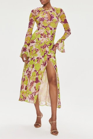 Vestido cruzado - Verde