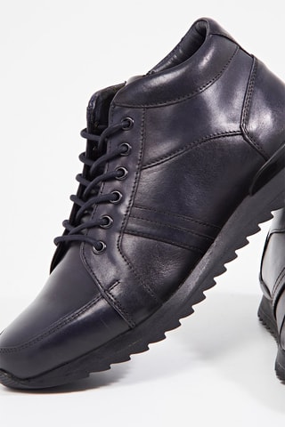 Zapatillas altas de piel -  Harmont & Blaine Jeans - Azul oscuro