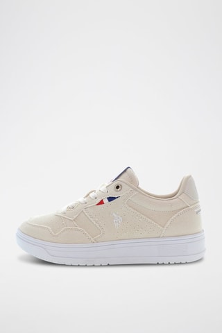 Zapatillas con plataforma Kosmo - Blanco y beige