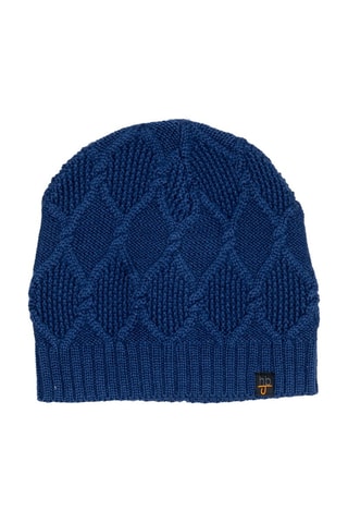 Gorro de lana - Negro y azul