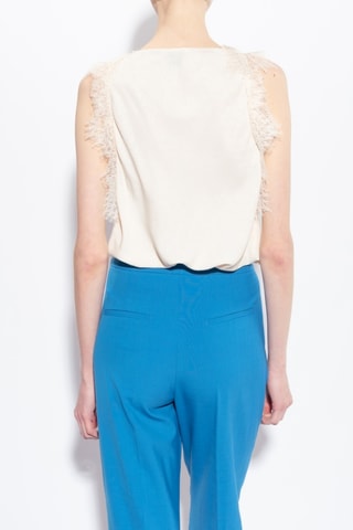 Top de seda - Blanco