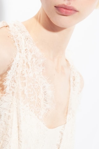 Top de seda - Blanco