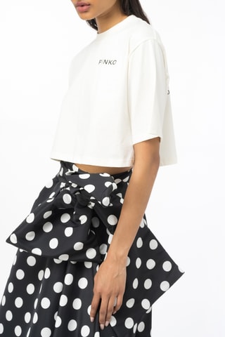 Falda larga - Blanco y negro