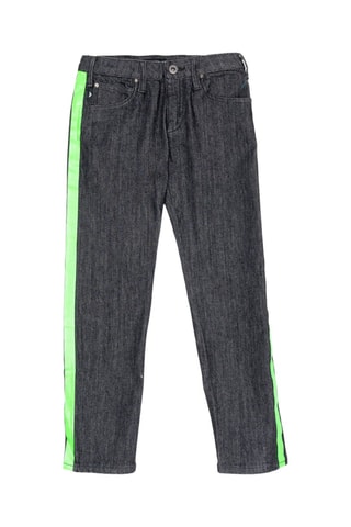 Vaquero recto - Emporio Armani - Azul y verde