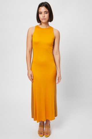 Vestido midi - Harmont & Blaine - Marrón y naranja