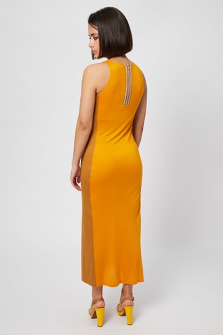 Vestido midi - Harmont & Blaine - Marrón y naranja