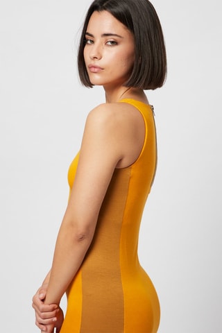 Vestido midi - Harmont & Blaine - Marrón y naranja