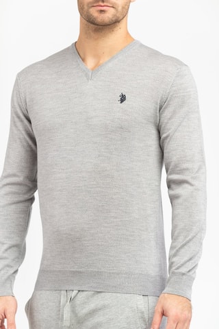 Jersey de lana - US Polo - Gris