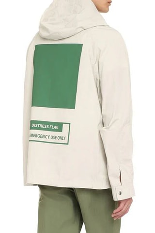 Impermeable con capucha Grenoble - Moncler - Beige