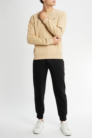 Sudadera - Beverly Hills - Beige y azul