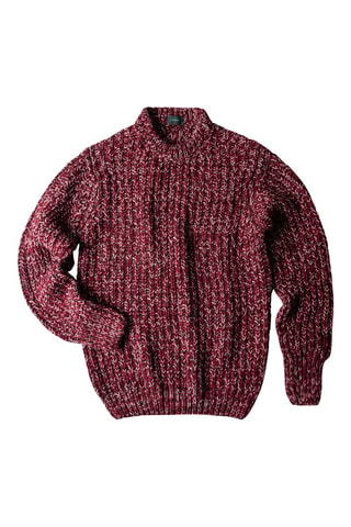 Jersey slim fit de alpaca - Incotex - Burdeos
