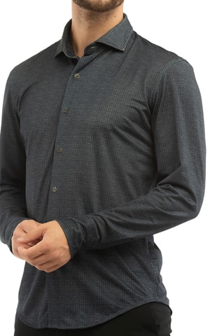 Camisa - Dan John - Negro y azul