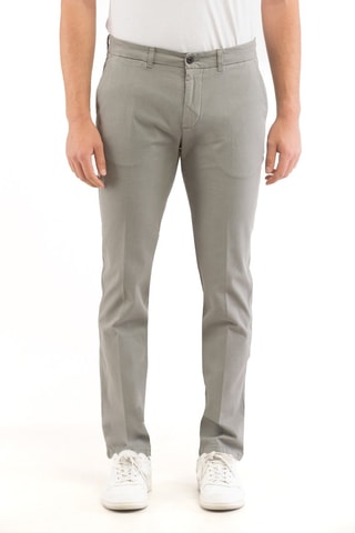 Pantalón chino regular fit - Negro y gris
