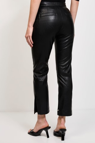 Pantalón 7/8 de tiro alto - Negro