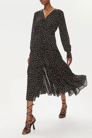 Vestido camisero - Negro
