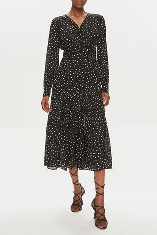 Vestido camisero - Negro