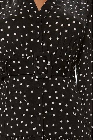 Vestido camisero - Negro