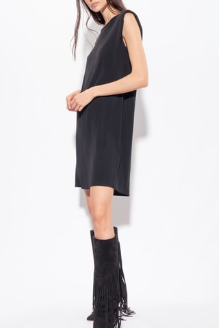 Vestido recto - Negro