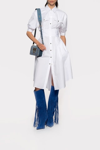 Vestido camisero - Blanco