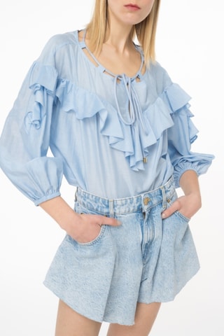Blusa avolantada - Azul