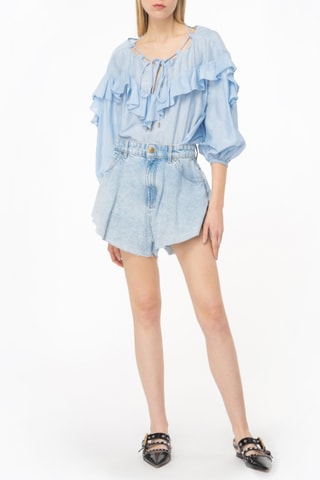 Blusa avolantada - Azul