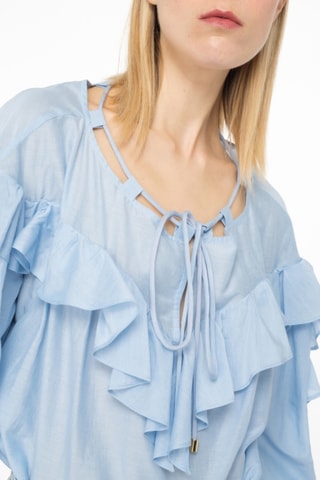 Blusa avolantada - Azul