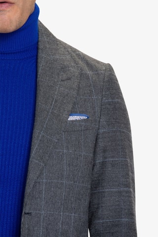 Chaqueta de traje - Dan John - Blanco y gris
