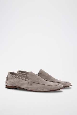 Mocasines de nobuk - Gris
