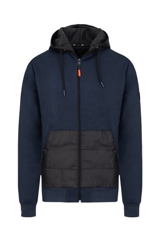 Sudadera con capucha - Negro y azul