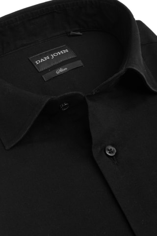 Camisa slim fit - Negro