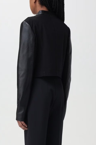 Chaqueta de piel ovina - Negro