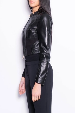 Chaqueta de piel ovina - Negro