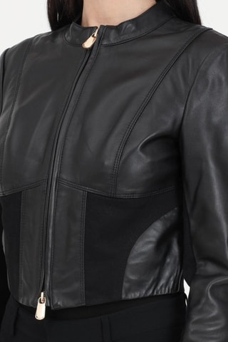 Chaqueta de piel ovina - Negro