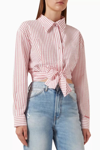 Camisa - Blanco y rojo