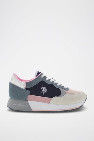 Zapatillas de piel Sacha - Blanco y negro