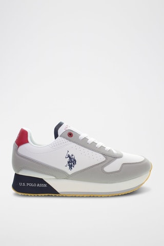 Zapatillas con plataforma Nobil - Blanco